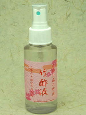 太宰府さんのお炭つき　竹酢液　蒸留スプレー